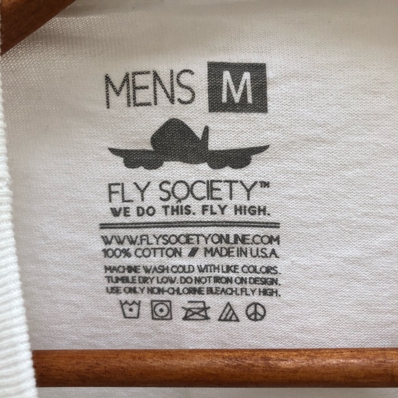 Fly Society TShirt (white) - Picture 2 of 4
